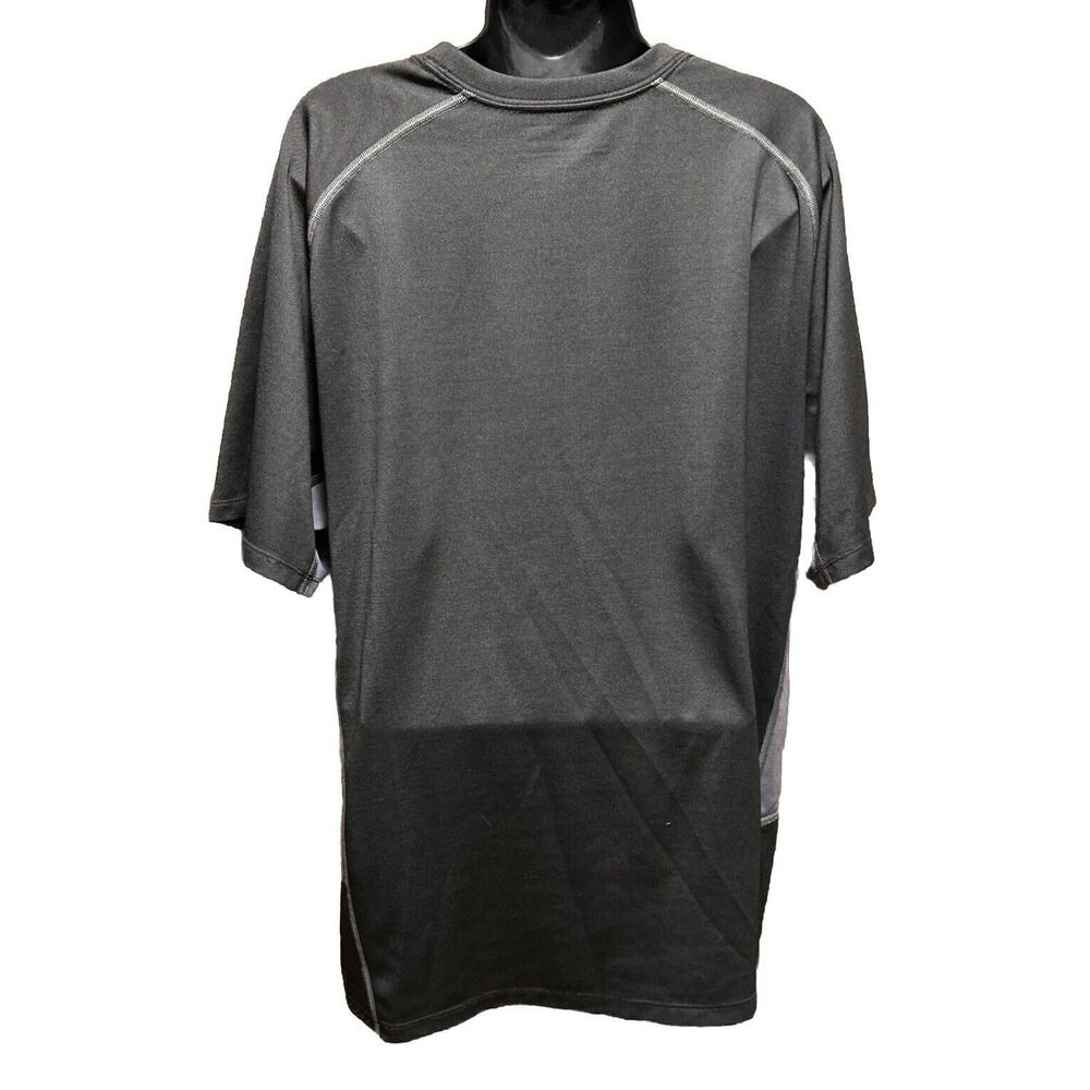 Eddie Bauer Shirt Mens XL Gray Active Fit Free Dry Gym Workout Tee Golf Sports - Picture 2 of 7